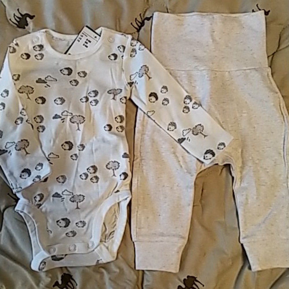 New 2 Piece Organic Cotton Set